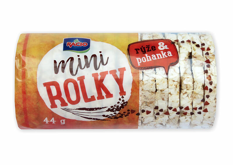 Mini rolky rýže a pohanka 44g Racio